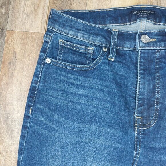Lucky Brand Jeans Women 6/28 Blue Bridgette Skinny Dark Denim Ankle Stretch - Picture 4 of 16